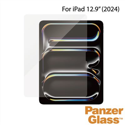 PanzerGlass iPad Air/Pro 12.9吋 耐衝擊高透鋼化玻璃保護貼 (2024)