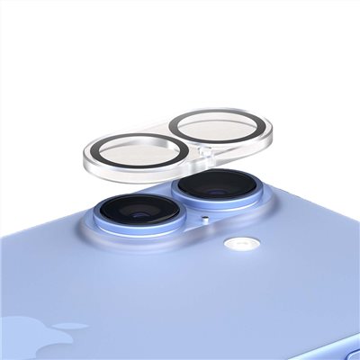 PanzerGlass iPhone 16 / 16 Plus 耐衝擊高透鏡頭貼(抗刮防指紋)