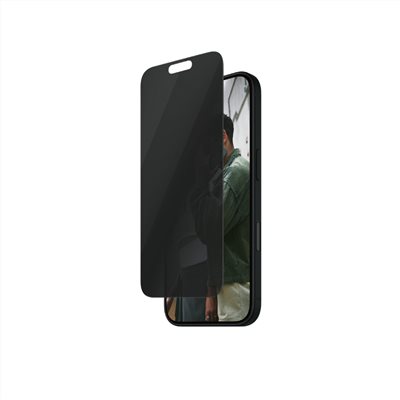 PanzerGlass iPhone 16 6.1吋 SAFE Privacy 2.5D 耐衝擊高透防窺玻璃保護貼(透光性佳)