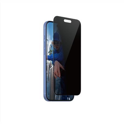 PanzerGlass iPhone 16 Plus 6.7吋 Privacy 2.5D 耐衝擊高透防窺玻璃保護貼(60%再生玻璃)