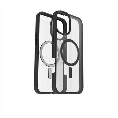 OtterBox  iPhone 16 Plus 6.7吋 React 輕透防摔殼-黑透