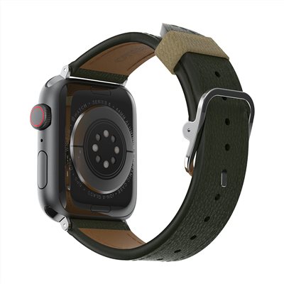 OtterBox Apple Watch 44/45/46/49mm 仙人掌皮革錶帶-綠