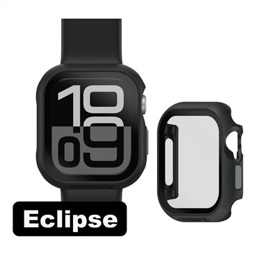 OtterBox Apple Watch S10 42mm Eclipse 2IN1 高透防護玻璃錶殼-黑色
