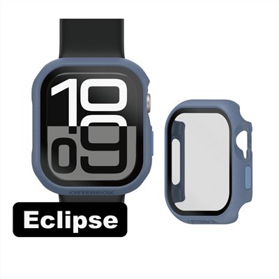 OtterBox Apple Watch S10 46mm Eclipse 2IN1 高透防護玻璃錶殼-藍色