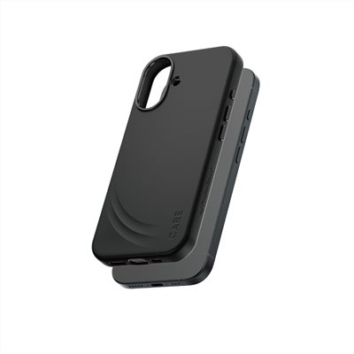 PanzerGlass iPhone 17 6.1吋 FLOW 親膚磁吸防摔殼金屬鍵款-黑