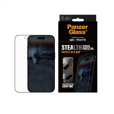 PanzerGlass iPhone 17 Air 6.6吋 EyeCare 2.5D 耐衝擊抗藍光反射保護貼 (含貼膜神器)