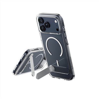 PanzerGlass iPhone 17 Pro Max 6.9吋 KICKSTAND 細磁吸旋轉立架殼-透白