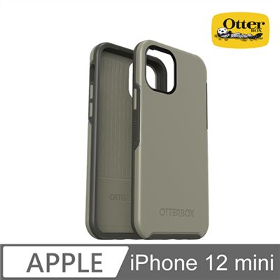 OtterBox iPhone 12 mini Symmetry炫彩幾何保護殼-灰綠