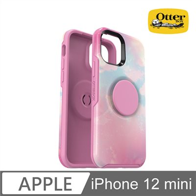 OtterBox Otter + Pop iPhone 12 mini Symmetry 炫彩幾何泡泡騷保護殼-粉彩