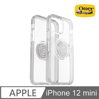 OtterBox Otter + Pop iPhone 12 mini Symmetry 炫彩幾何泡泡騷保護殼-透明