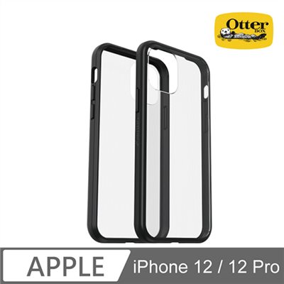 OtterBox iPhone 12 /12 Pro React輕透防摔殼-太空黑