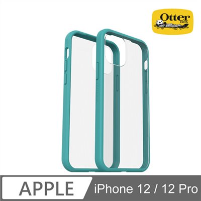 OtterBox iPhone 12 /12 Pro React輕透防摔殼-海洋藍