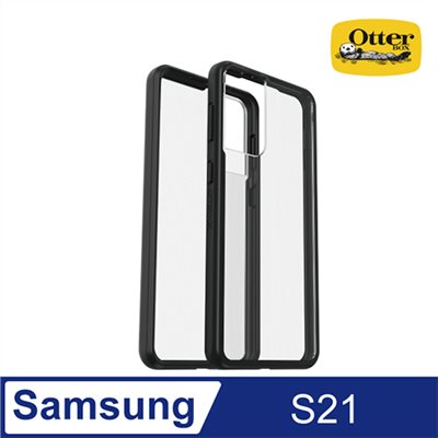 OtterBox Samsung Galaxy S21 React輕透防摔殼-太空黑