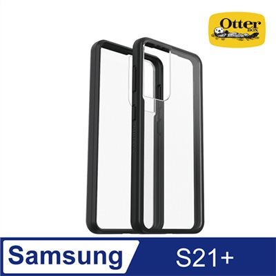 OtterBox Samsung Galaxy S21+ React輕透防摔殼-太空黑