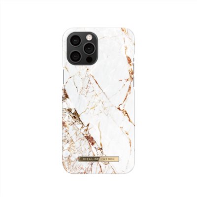 IDEAL OF SWEDEN iPhone 12 Pro Max 北歐時尚瑞典流行手機殼-義大利卡拉拉金大理石