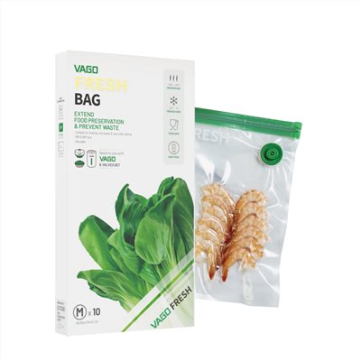 VAGO FRESH 食物真空袋 中(M)10入