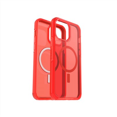 OtterBox iPhone 13 Pro Max Symmetry Plus 炫彩透明⁺保護殼-透紅