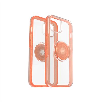 OtterBox Otter + Pop iPhone 13 Symmetry 炫彩幾何泡泡騷保護殼-橙透