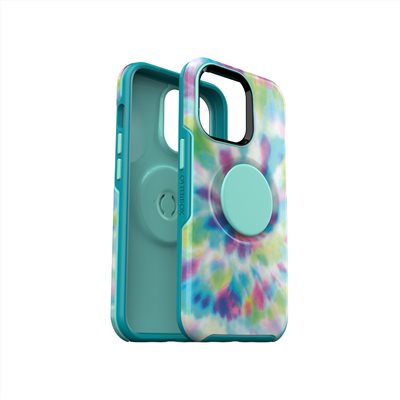 OtterBox Otter + Pop iPhone 13 Pro Symmetry 炫彩幾何泡泡騷保護殼-幻彩繽紛