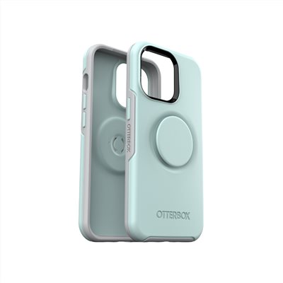 OtterBox Otter + Pop iPhone 13 Pro Symmetry 炫彩幾何泡泡騷保護殼-水藍