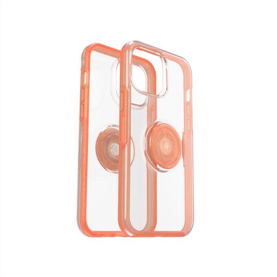 OtterBox Otter + Pop iPhone 13 Pro Max Symmetry 炫彩幾何泡泡騷保護殼-橙透