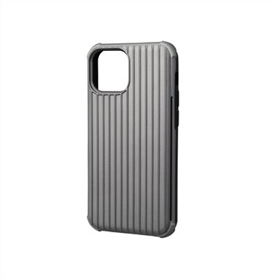 GRAMAS iPhone 13 mini 軍規防摔經典手機殼- Rib (灰)