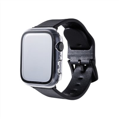 GRAMAS Apple Watch S9 / S8 / S7 45mm 2 IN 1 高透鋼化漾玻保護殼-透