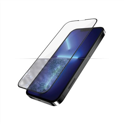 PanzerGlass iPhone 13 Pro Max 2.5D 耐衝擊高透鋼化玻璃保護貼-黑
