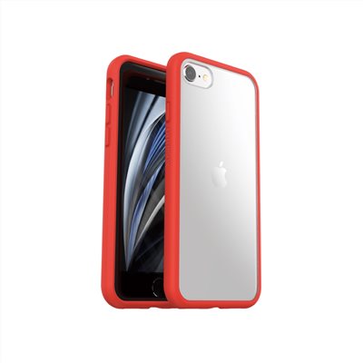 OtterBox iPhone SE3 / SE2 / 8 / 7 React 輕透防摔殼-紅色