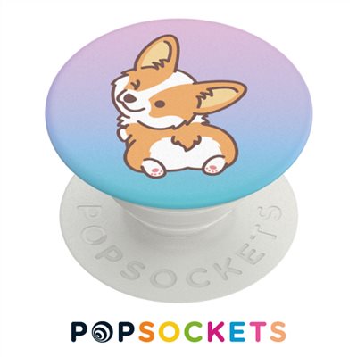 POPSOCKETS泡泡騷多功能手機支架2代-Cheeky Corgi