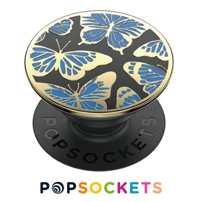 POPSOCKETS泡泡騷多功能手機支架2代-Enamel Mariposa