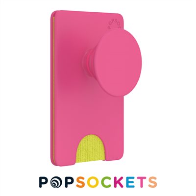 POPSOCKETS泡泡騷- PopWallet+ Neon Pink