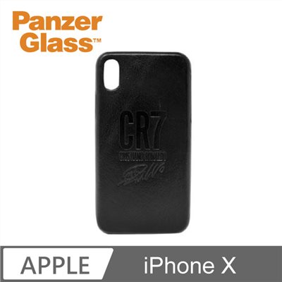 PanzerGlass iPhone X CR7真皮保護殼-黑