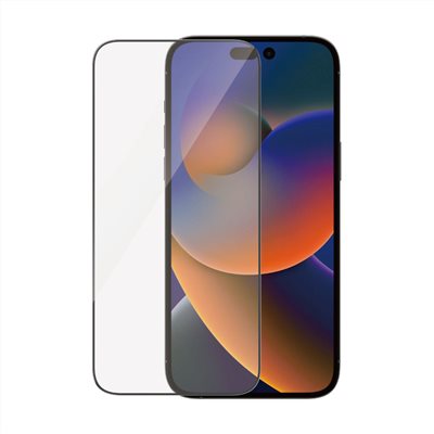 PanzerGlass iPhone 14 Pro Max 2.5D耐衝擊高透鋼化玻璃保護貼-黑