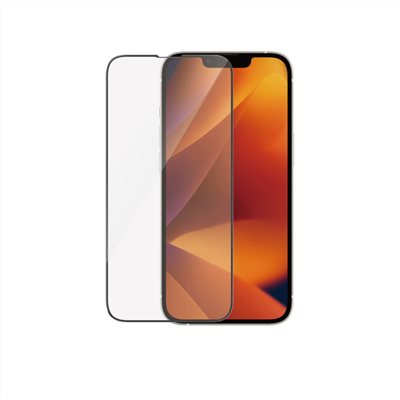 PanzerGlass iPhone 14 / 13 / 13 Pro / 16e 2.5D耐衝擊抗反射玻璃保護貼-黑