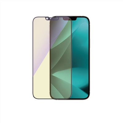 PanzerGlass iPhone 14 Plus 2.5D耐衝擊抗藍光玻璃保護貼-黑