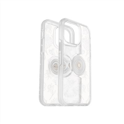 OtterBox Otter + Pop iPhone 14 Pro Max Symmetry炫彩幾何泡泡騷保護殼-花卉