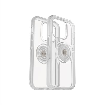 OtterBox Otter + Pop iPhone 14 Pro Max Symmetry炫彩幾何泡泡騷保護殼-透明