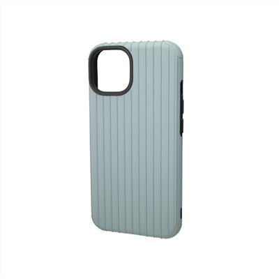 Gramas iPhone 14 軍規防摔經典手機殼- Rib (霧霾藍)