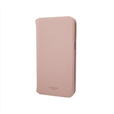 Gramas iPhone 14 Pro Max 時尚工藝 掀蓋式皮套- Shrink (粉)