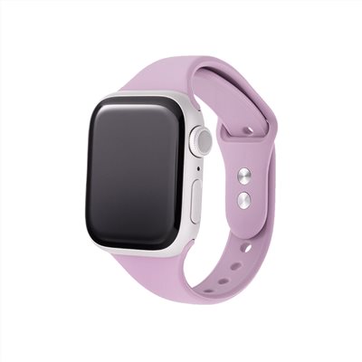 Gramas Apple Watch 44/45/46/49mm 矽膠雙扣錶帶-紫色