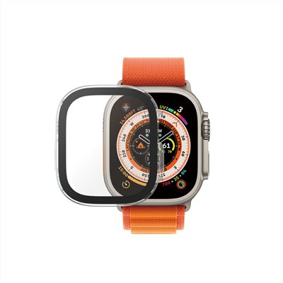 PanzerGlass Apple Watch Ultra 49mm 全方位防護高透鋼化漾玻保護殼-透