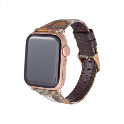 Gramas Apple Watch 38/40/41/42mm 仕女彩繪錶帶 BEST OF MORRIS 聯名限量款-棕色