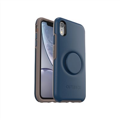 OtterBox Otter + Pop iPhone XR Symmetry 炫彩幾何泡泡騷保護殼-藍