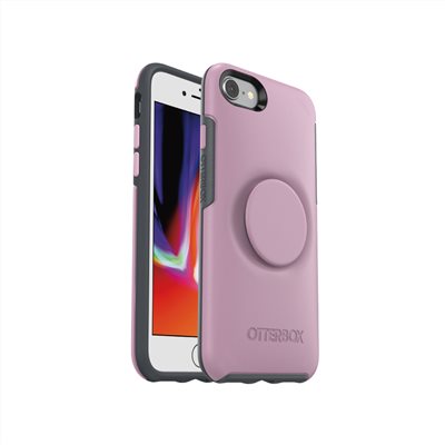 OtterBox Otter + Pop iPhone SE3 / SE2 / 8 / 7 Symmetry 炫彩幾何泡泡騷保護殼-粉