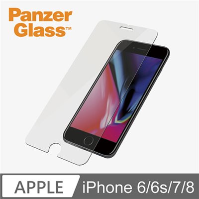 PanzerGlass iPhone 6/6s/7/8 小版耐衝擊高透鋼化玻璃保護貼