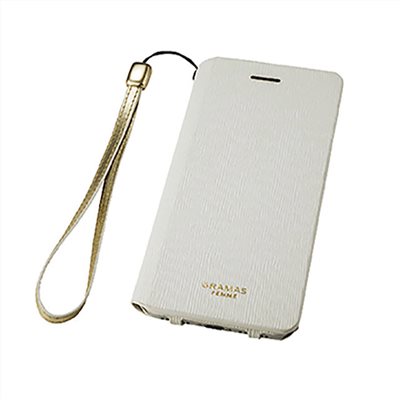 GRAMAS iPhone SE3 / SE2 / 8 / 7 時尚職人 掀蓋式皮套 - Colo (白)